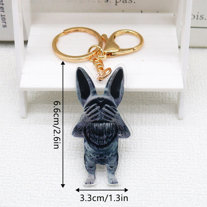 Wholesale Cartoon Game Dark Style Acrylic Keychains JDC-KC-HaoAn019