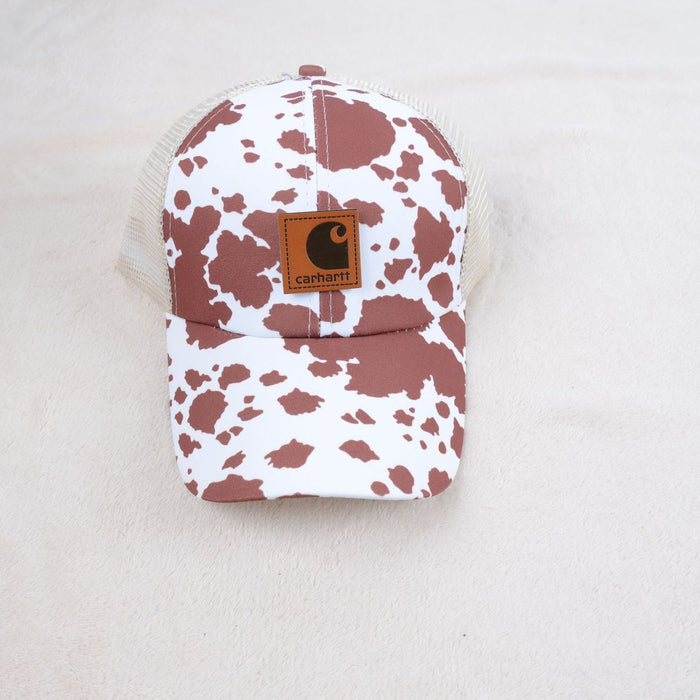 Caps de baseball en acrylique à motifs de vache en gros JDC-FH-KUT023