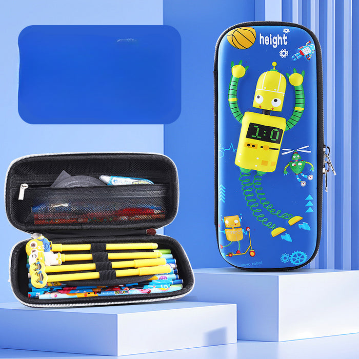 Wholesale Cartoon 3D Stereo Leather Pencil Case JDC-PC-QQBB001