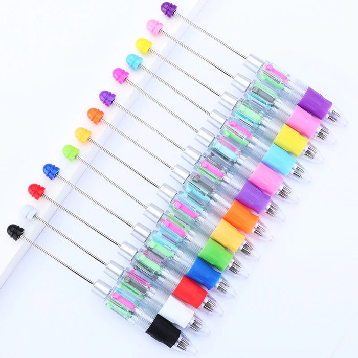 Wholesale DIY for Beaded Plastic Pen Beadable Pens Multi Color Refills JDC-PN-JinBN002