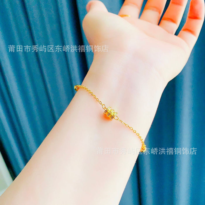 Wholesale Brass gold-plated temperament bracelet fashionable electroplating versatile hand jewelry