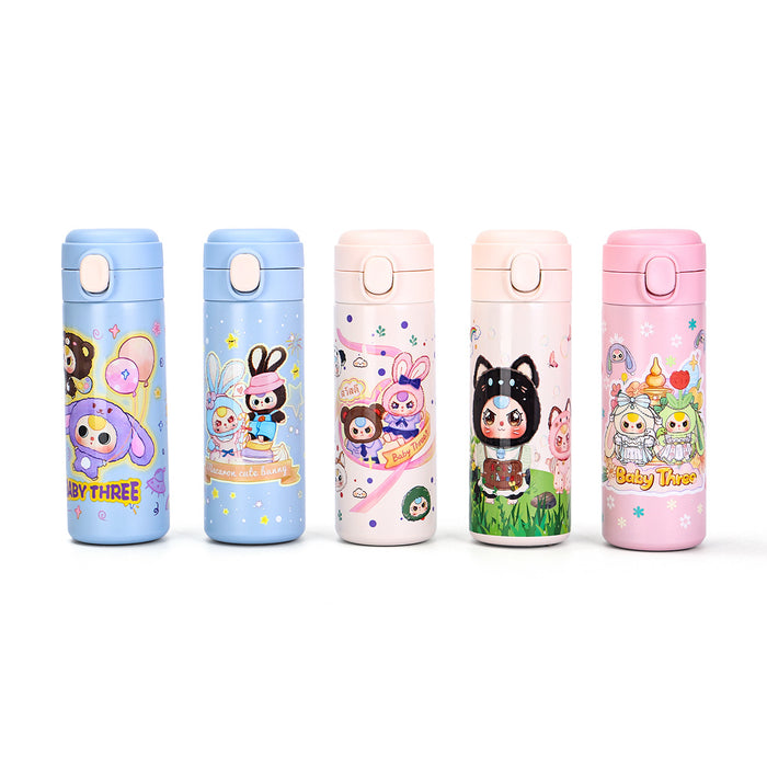 Wholesale Children' s cute bunny thermos stainless steel portable drinking water cup