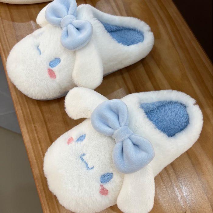 Wholesale Winter Cartoon Cute Puppy Warm Furry Slippers JDC-SP-JiaH003