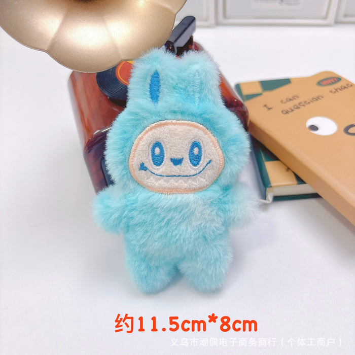 Wholesale Squeaky plush pendant doll keychain backpack pendant claw machine doll