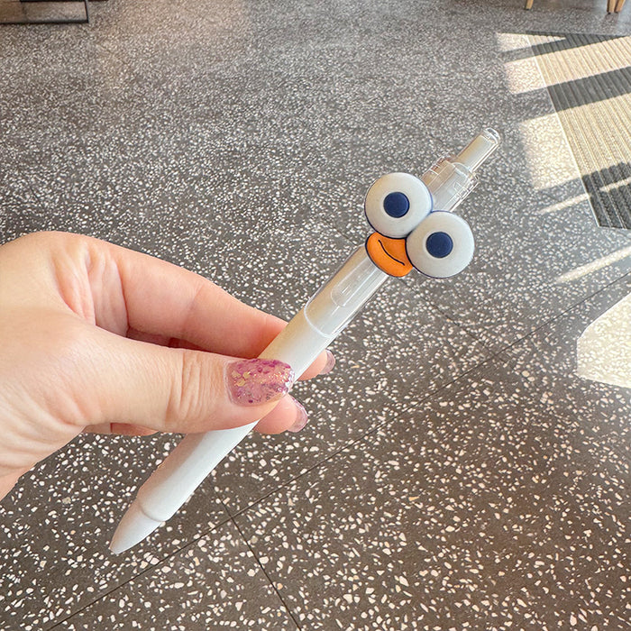 Wholesale Funny pen  able girl big mouth students special press ball pen funny sand sculpture learning brush pen