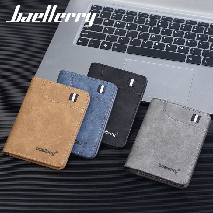 Wholesale Car ing Line Solid Color Thin PU Wallet Fashion Accessory Gift for Daily Matching