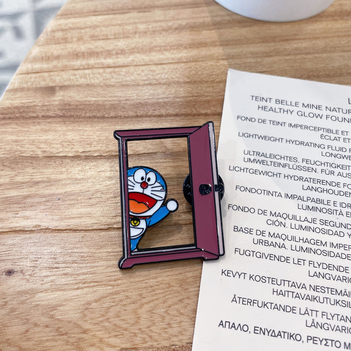 Wholesale Cartoon Anywhere Door Merchandise Brooch