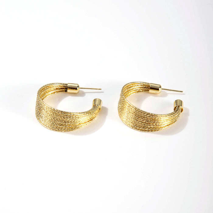 Wholesale Geometric ring heavy metal wind earrings earring personality temperament earrings