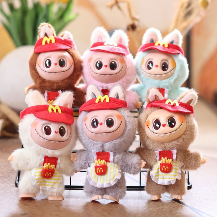 Wholesale Cute Vinyl French Fries Plush Toy Doll Bag Pendant Keychain Doll