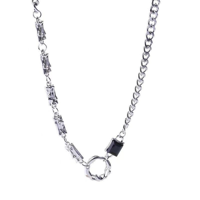 Wholesale Necklace, titanium steel, high-end sweater, chain jewelry, light luxury, versatile jewelry