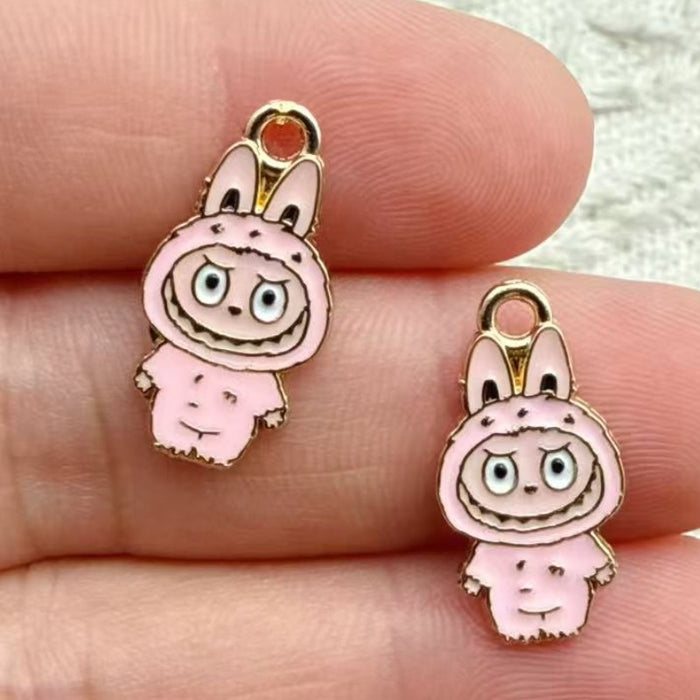 Wholesale 10pcs Alloy Oil Drip DIY Earrings,  Keychains,  Necklaces Pendant