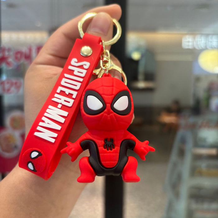 Wholesale 2PCS PVC Cartoon Keychain Pendant Bag Charm Car Key Accessory Gift
