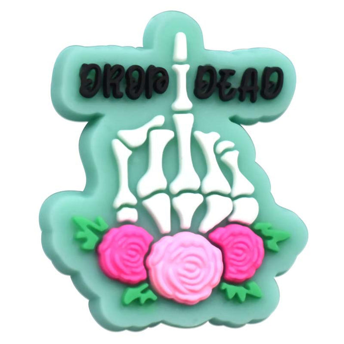 Wholesale  horror beads beaded patch PVC soft glue handmade detachable ballpoint pen accessories