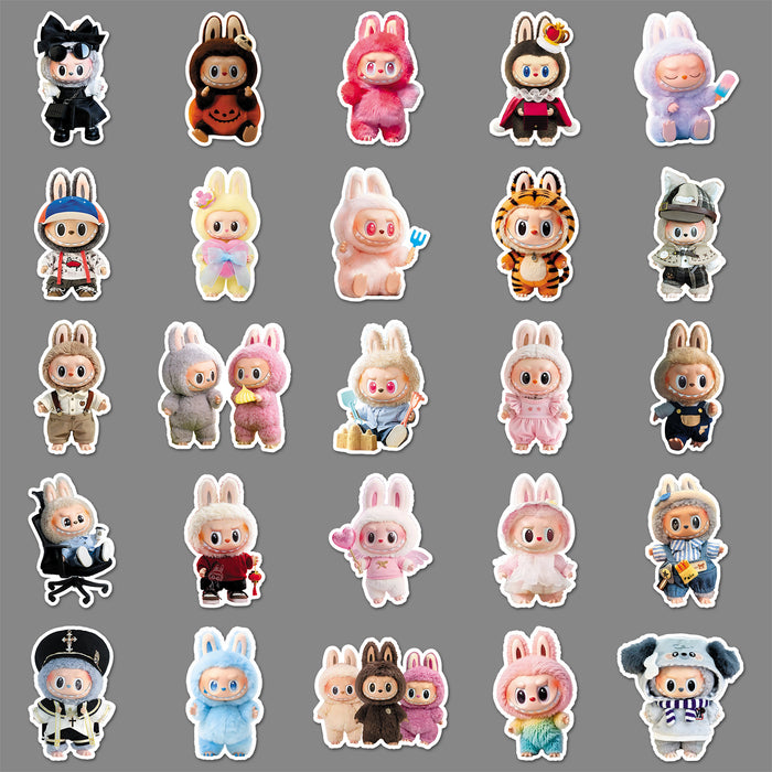 Wholesale 50pcs Cute Waterproof Doll Decorative Stickers