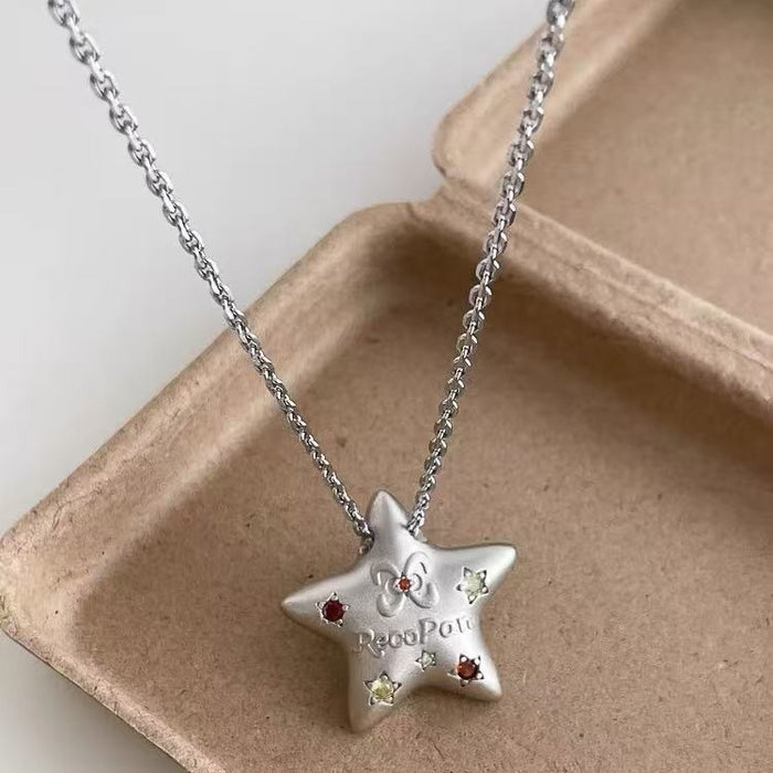 Wholesale Little Star Necklace Cold Wind Five-pointed Star Long Sweat Chain