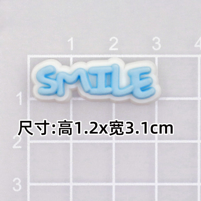 Wholesale 10pcs Cartoon Slippers Accessories Phone Case PIAD Set Hairpin Decorative PVC Soft Adhesive Patch