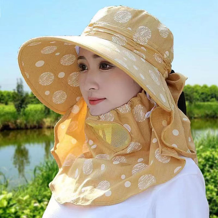 Wholesale Sun hat for sun protection, fashionable and versatile, face covering and UV protection
