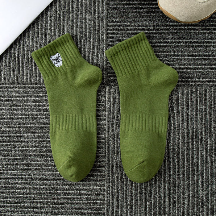 Wholesale Sports Socks Embroidered Mid Barrel Outdoor Sweat Absorbing Breathable Basketball Socks Cotton