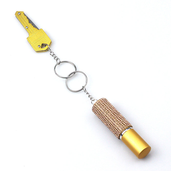 Wholesale Perfume Spray Diamond 2-piece Keychain JDC-KC-ZY033