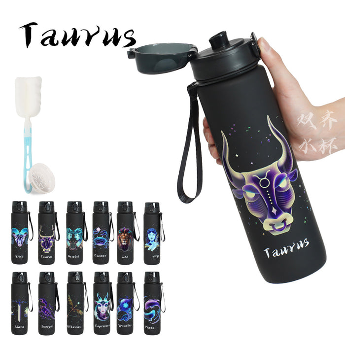 Wholesale Constellation water cup bounce cup plastic water cup