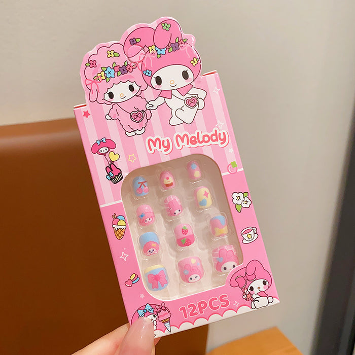 Wholesale Cute Cartoon Children's Plastic Nail Stickers JDC-NS-Hengy001