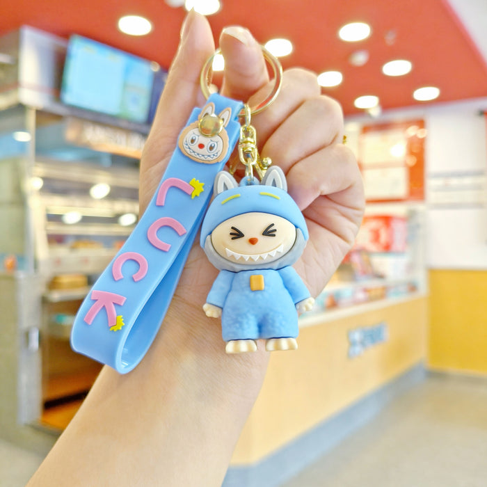 Wholesale Dressing Plush Key Pendant Cute Stereo Doll Car Key Chain