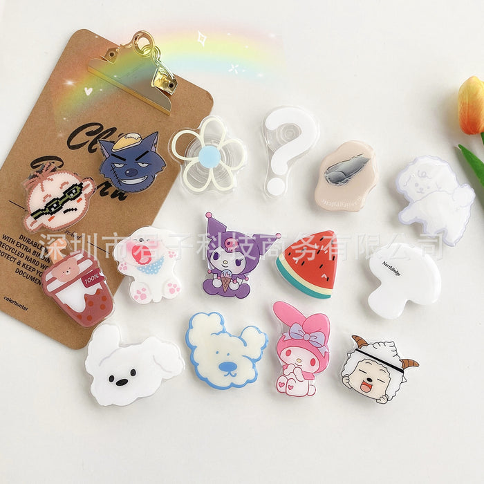 Wholesale Cartoon Plastic Phone Grip Trendy Decorative Accessory