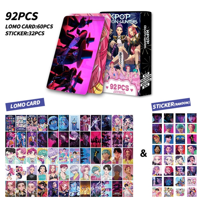 Wholesale 184pcs LOMO card double-sided small card photo card sticker