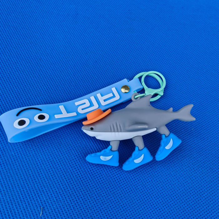 Wholesale Shark Stick Man Prank Doll Toy Doll Pendant Peripheral doll pendants