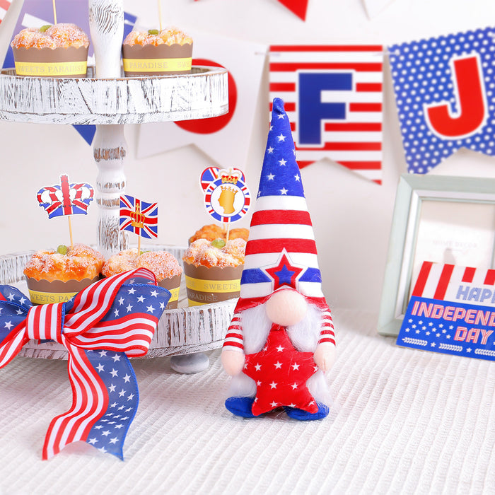 Wholesale Dwarf pointed hat figurine decoration for faceless elderly doll window display