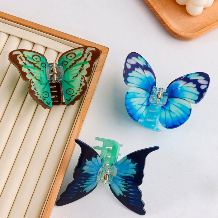 Wholesale Butterfly Appearance  Acrylic Color Series Printed Sky Elements