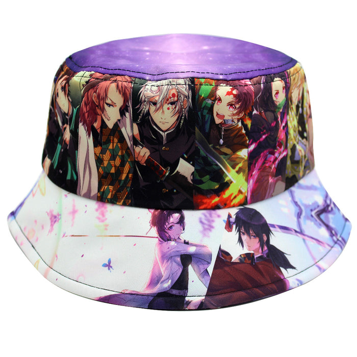 Wholesale Cartoon and anime print fisherman' s hat