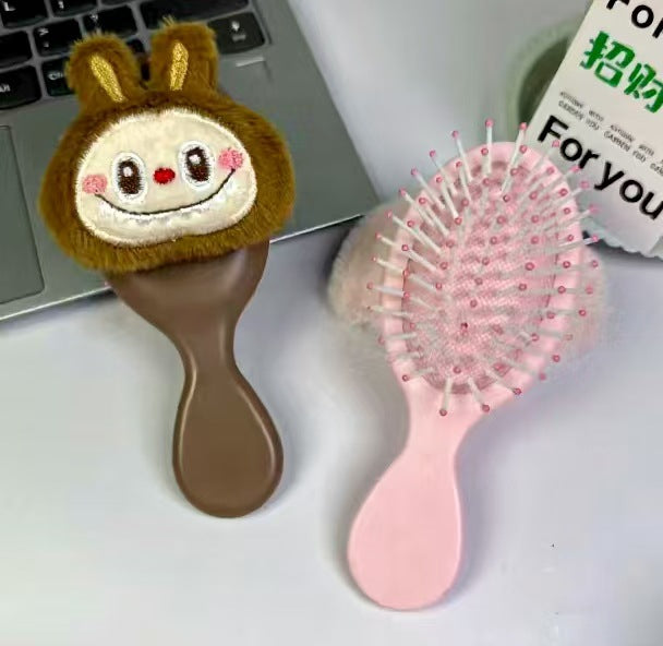 Wholesale Cute cartoon plush hair ties in various colors.