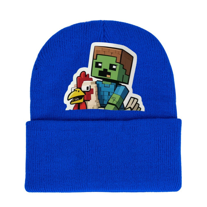 Wholesale Cartoon knitted hats,  wool hats and matching parent child warm hats