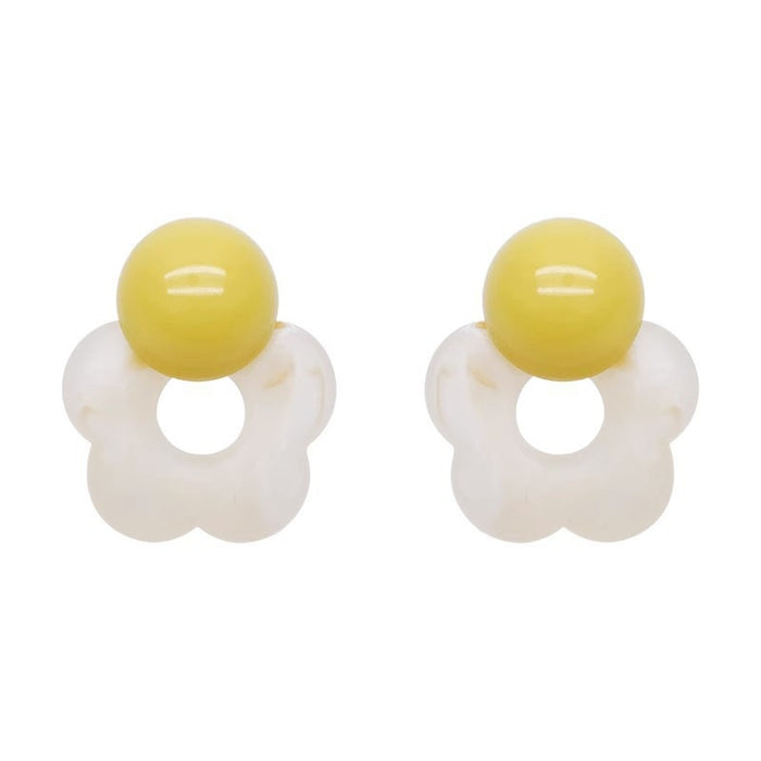 Wholesale Flower earrings, elegant and luxurious, fashionable and versatile, with a niche design