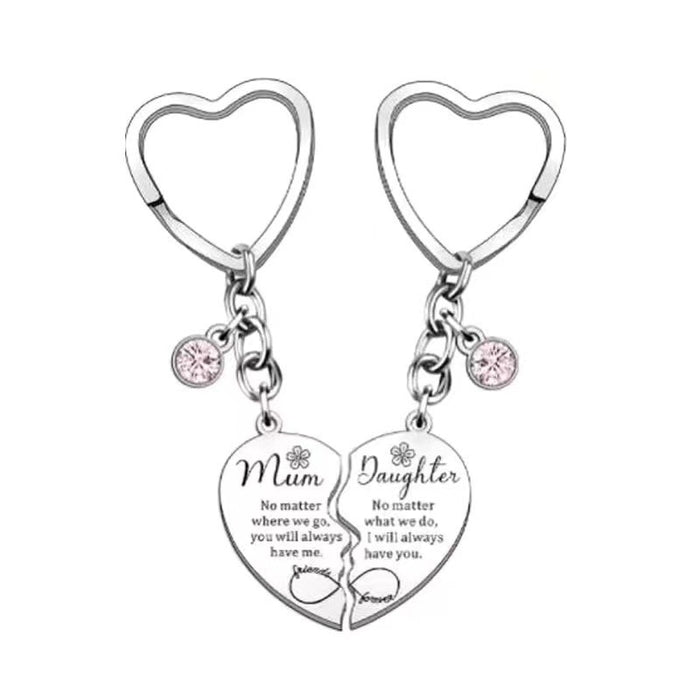 Wholesale Stainless steel keychain heart-shaped pendant gift