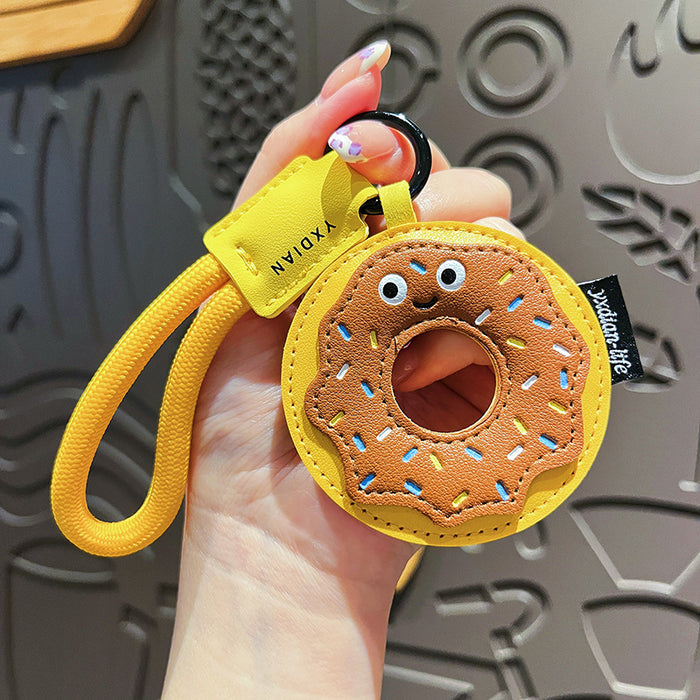 Wholesale Creative Cartoon Leather Food Keychain Pendant Exquisite Bag Accessories