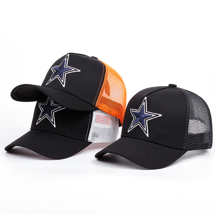 Wholesale Cotton Five-pointed Star Embroidered Baseball Cap JDC-FH-JingK005