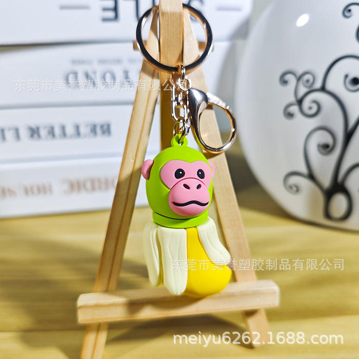 Wholesale Keychain, wooden stick, shark running shoe pendant