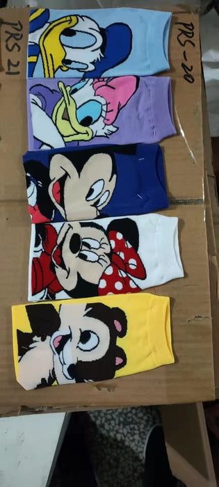 Wholesale New cartoon short socks, boat socks, shallow mouth invisible socks