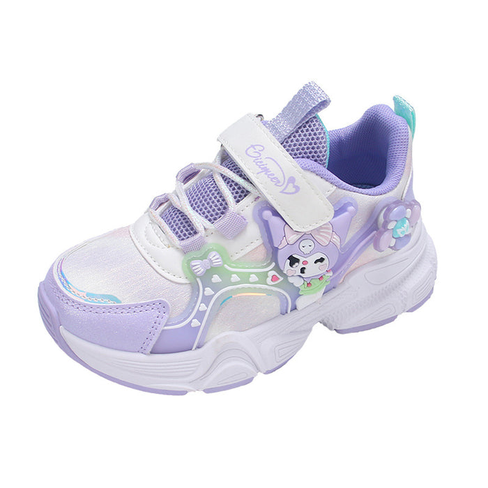 Wholesale Children's  Girls Leather Princess  Girls New Breathable sneaker Running