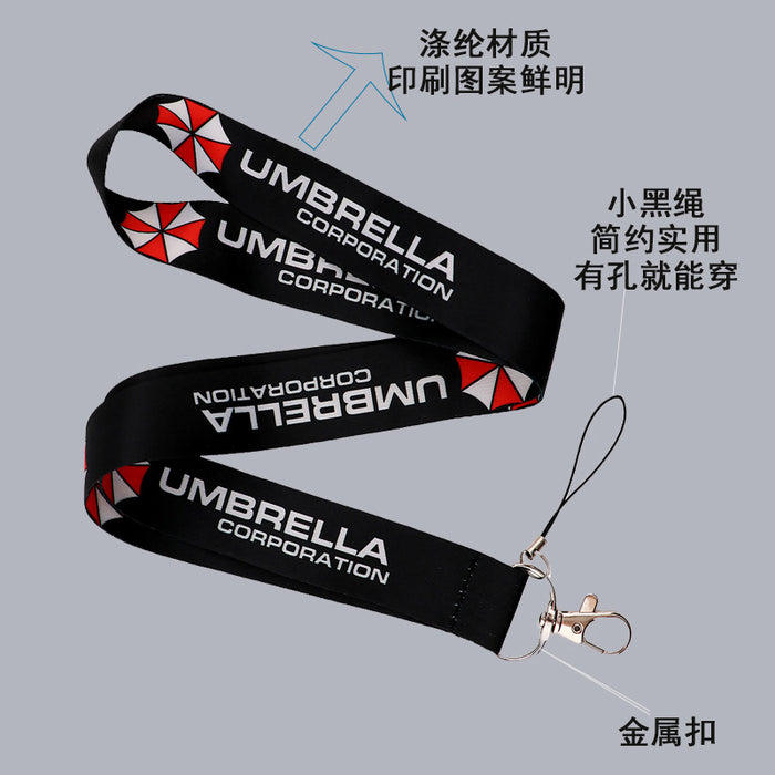 Wholesale Easy-Pull Buckle Lanyard Hard Shell Card Holder Double-Sided Printing