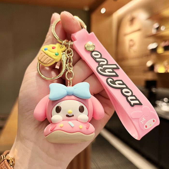 Wholesale Cartoon Doll Silicone Keychain JDC-KC-Tingm203