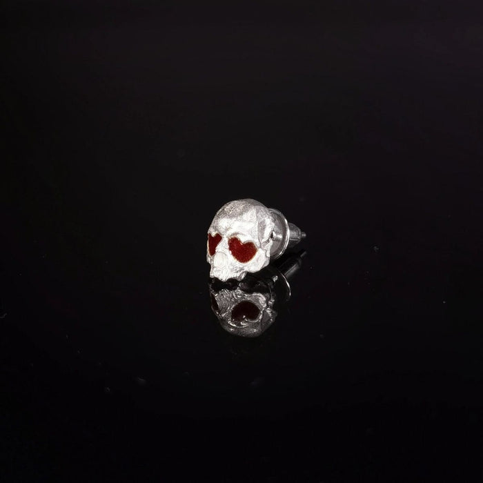 Wholesale  Sweet Cool Style Love Skull Mini Earrings