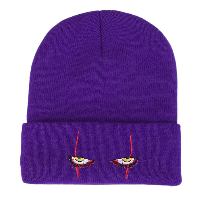 Wholesale Eye Embroidery Knitted Beanie JDC-FH-Shengn014