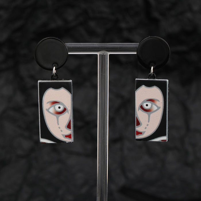 Wholesale  earrings dark horror earrings acrylic earrings devil earrings