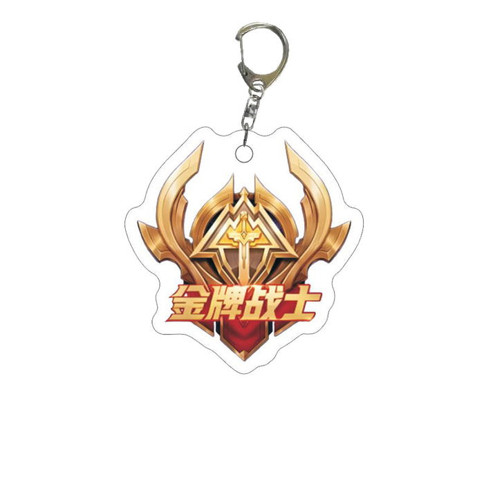 Wholesale Game-themed acrylic keychain accessory