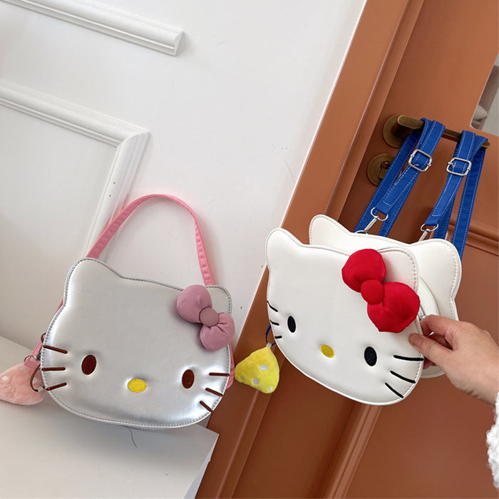 Wholesale Cute PU backpack with niche design, sweet student backpack, casual backpack