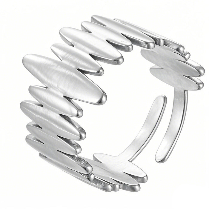Wholesale Simple and adjustable titanium steel rings