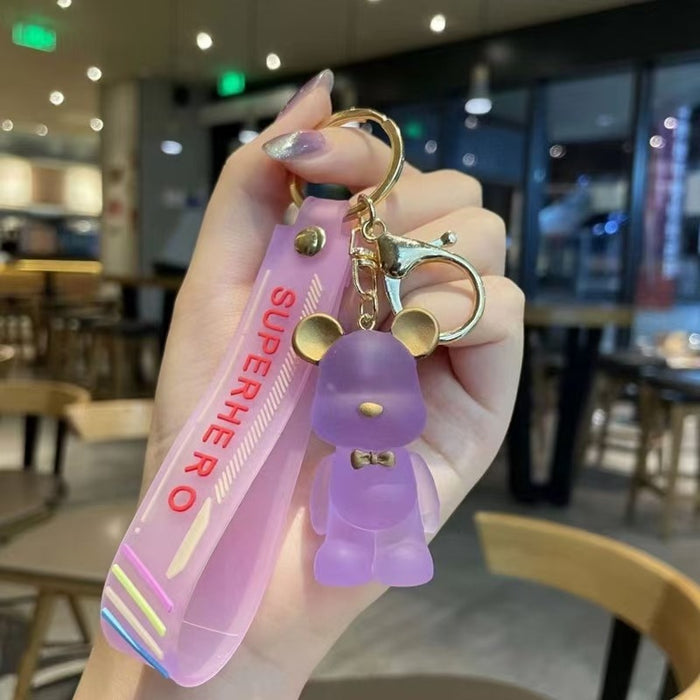 Wholesale Cartoon keychain cute key pendant car bag decoration